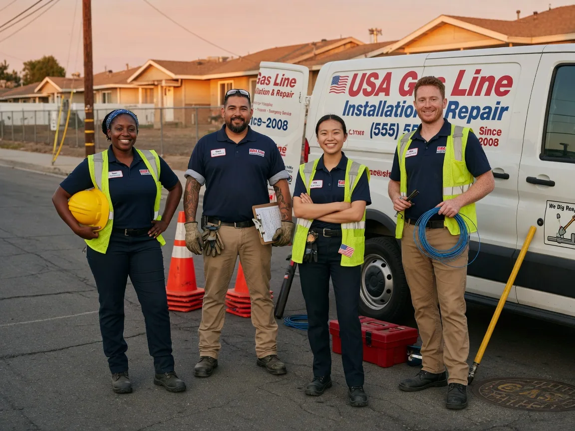 Gas Line Installation company in Rochester, TX